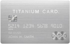 Mastercard titanium Card画像